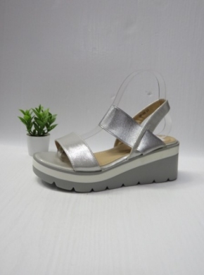 Sandały damskie na koturnie (36-41) SF-59 SILVER