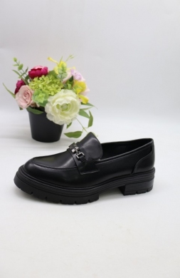 Mokasyny damskie na płaskim (36-41) 577 BLACK