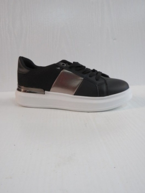 Buty sportowe damskie na płaskim (36-41) AB990 BLACK