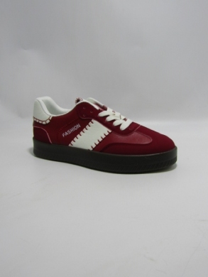 Buty sportowe damskie na płaskim (36-41) A101 RED