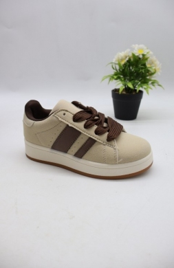 Buty sportowe dziewczęce (30-35) 25002 BE/BROWN