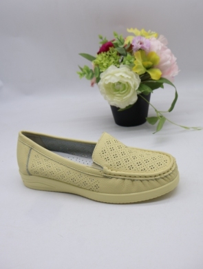 Mokasyny damskie na płaskim (36-41) 9196 YELLOW