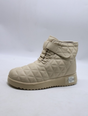 Botki damskie ocieplane na płaskim (37-42) XQ25-10 BEIGE