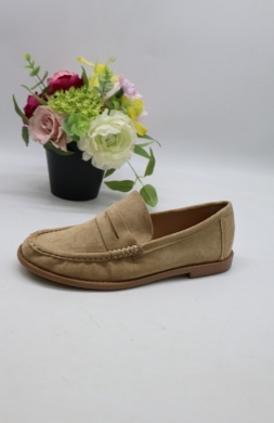 Mokasyny damskie na płaskim (36-41) L69 BEIGE