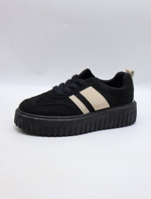 Buty sportowe damskie na płaskim (36-41) PC303 BLACK