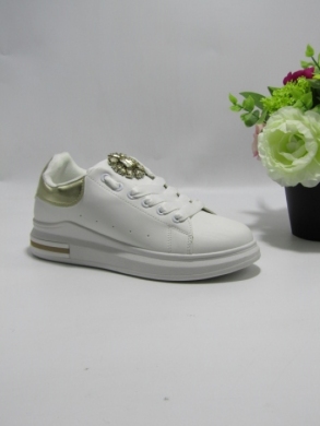 Buty sportowe damskie na płaskim (36-41) Y126 GOLD