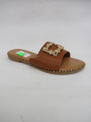 Klapki damskie na płaskim (36-41) W101-2 CAMEL