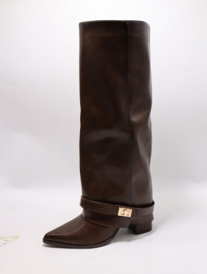 Kozaki damskie na obcasie (36-41) DES8072 BLACK