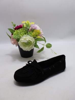 Mokasyny damskie na płaskim (36-41) H8-980 BLACK