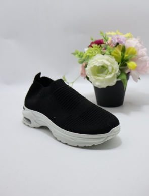 Buty sportowe damskie na płaskim (36-41) 0027-1 BLACK