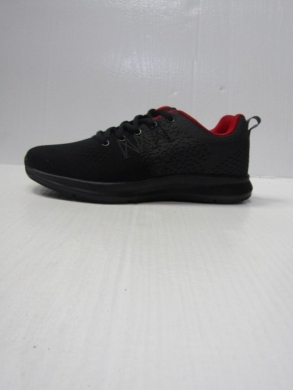 Buty sportowe damskie na płaskim (37-42) B036-9 BLACK/RED