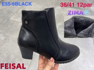 Botki damskie na obcasie (36-41) E55-6