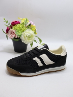 Buty sportowe damskie na płaskim (36-41) EV-510 BLACK