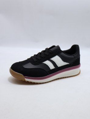 Buty sportowe damskie na płaskim (36-41) AF23-307 BLACK
