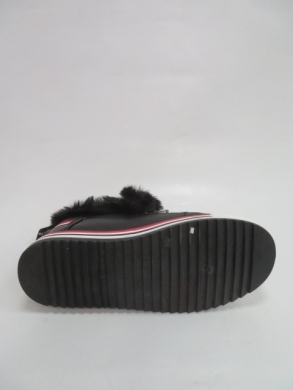 Sneakersy damskie ocieplane niskie (36-41) 2001-1 BLACK