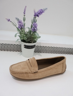 Mokasyny damskie na płaskim (36-41) FT245 KHAKI