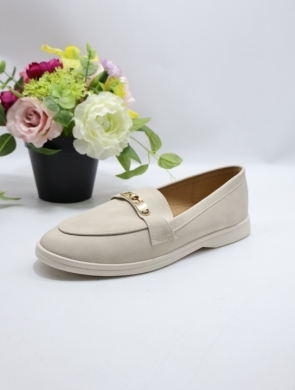 Mokasyny damskie na płaskim (36-41) DH-1150 BEIGE