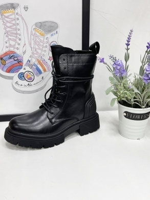 Trapery damskie ocieplane (36-41) M626 BLACK