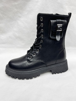 Trapery damskie ocieplane (36-41) 9124-1 BLACK