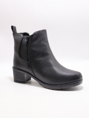 Botki damskie ocieplane na obcasie (36-41) BH04A-1