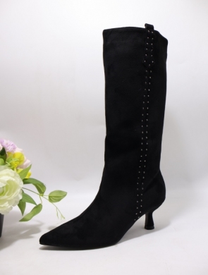 Kozaki damskie na szpilce (36-41) 1150 BLACK
