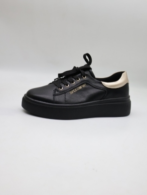 Buty sportowe damskie na płaskim (36-41) 6872 BLACK