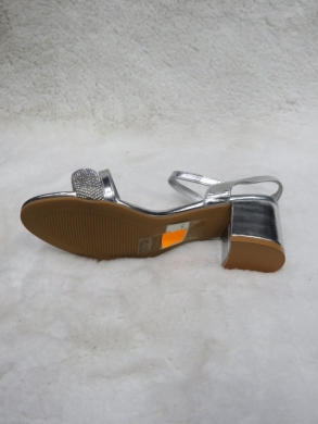 Sandały damskie na obcasie (36-41) LE-545 SILVER