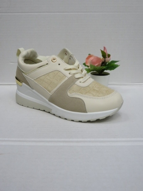 Buty sportowe damskie na koturnie (36-41) HL22321 BEIGE