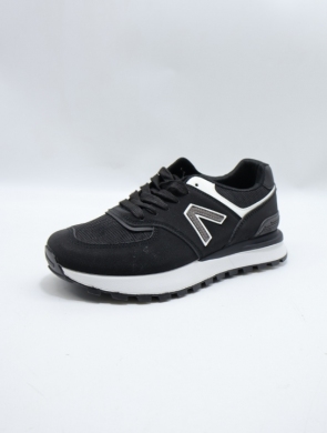 Buty sportowe damskie na płaskim (36-41) 0-1775 BLACK