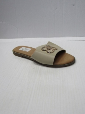 Klapki damskie na płaskim (36-41) 98-138 BEIGE