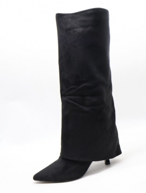 Kozaki damskie na szpilce (36-41) H8-998 BLACK
