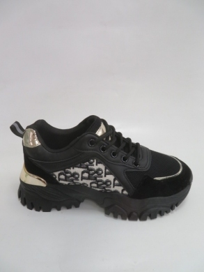 Sneakersy damskie niskie (36-41) 8046 BLACK