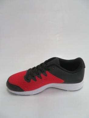 Buty sportowe damskie na płaskim (36-41) DN27-51 RED/BLACK