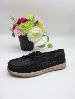 Mokasyny damskie na płaskim (36-41) 8018 BLACK