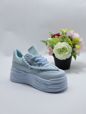 Buty sportowe damskie na płaskim (36-41) 8982 BLUE
