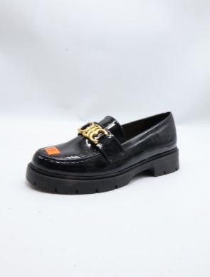 Mokasyny damskie na płaskim (36-41) G435 BLACK SHIN