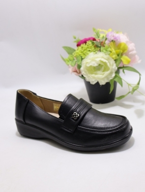 Półbuty damskie na płaskim (36-41) C-603 BLACK
