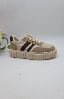 Buty sportowe damskie na płaskim (36-41) BO-925 KHAKI