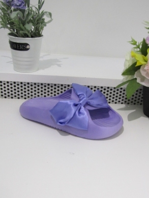 Klapki damskie na płaskim (36-41) 138-LS PURPLE