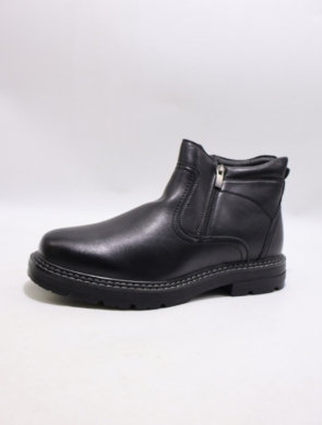 Botki męskie ocieplane (40-45) 35455-1 BLACK