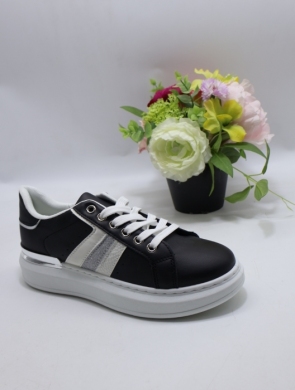 Buty sportowe damskie na płaskim (36-40) 980-31 BLACK