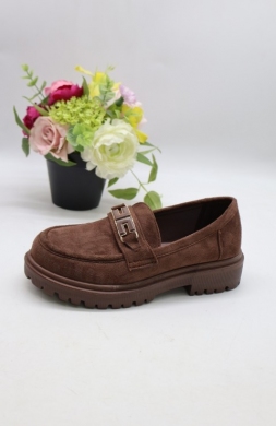 Mokasyny damskie na płaskim (36-41) LP0904 BR/MIC