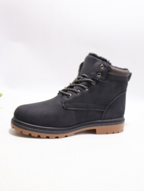 Trapery męskie ocieplane (40-45) 01213-1 BLACK