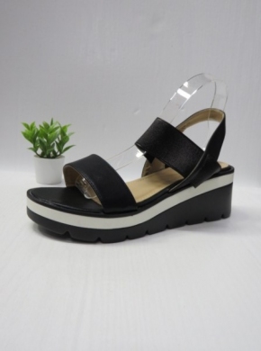 Sandały damskie na koturnie (36-41) SF-59 BLACK