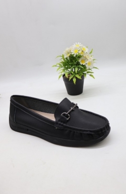Mokasyny damskie na płaskim (36-41) 9226 BLACK