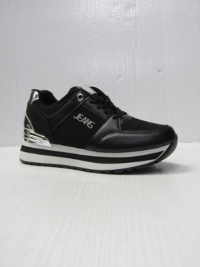 Buty sportowe damskie na płaskim (36-41) 0-1618 BLACK