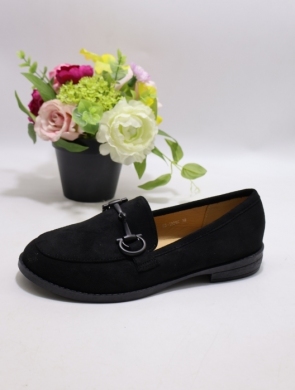 Mokasyny damskie na płaskim (36-41) H8-1029 BLACK