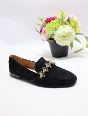Mokasyny damskie na płaskim (36-41) HJ7139 BLACK
