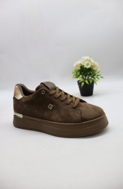 Buty sportowe damskie na płaskim (36-41) WW316 KHAKI
