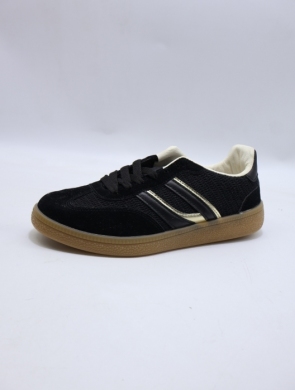 Buty sportowe damskie na płaskim (36-41) L525 BLACK